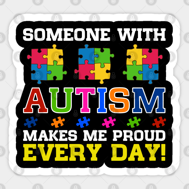 Autism Awareness Design Gift for Autistic Kids Awareness design Sticker by creative